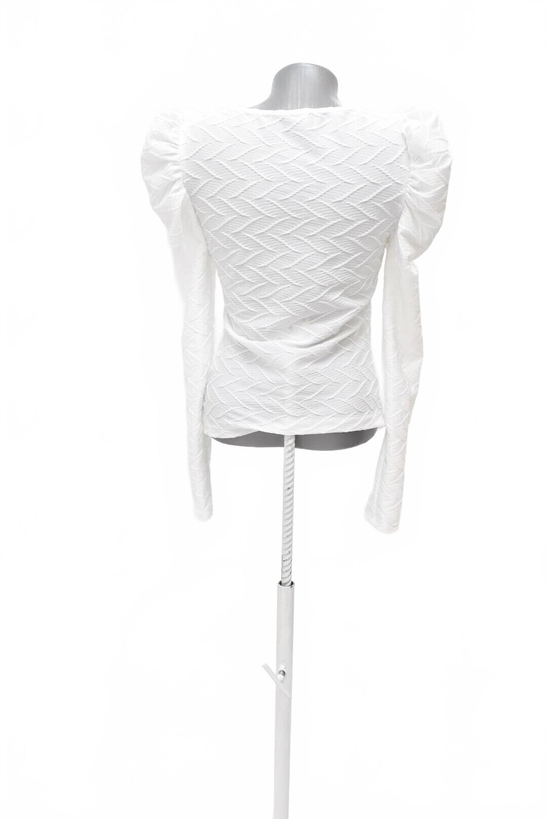 Damen -T-ShirtSheinohne Aufdruck,farbeweiss,größeM
