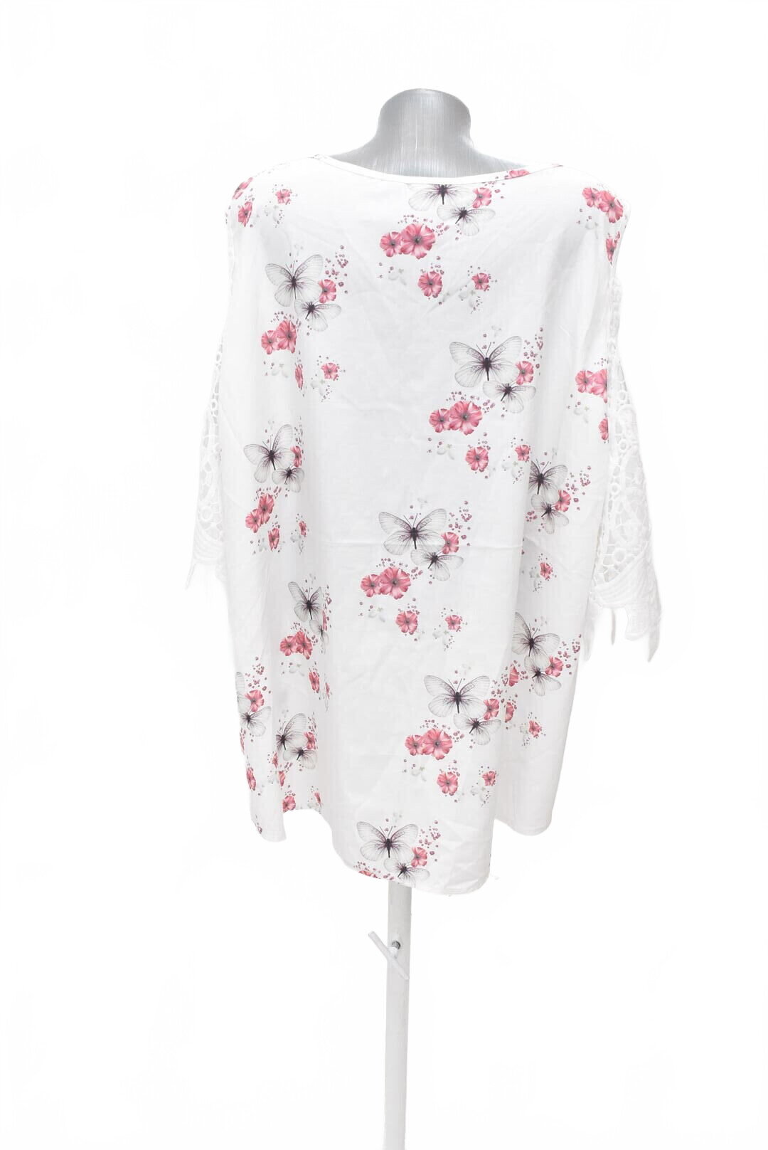 Damen -T-ShirtSheinohne Aufdruck,farbegemustert,größe4XL