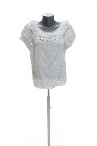 Damen -T-ShirtGenesisohne Aufdruck,farbeweiss,größeM