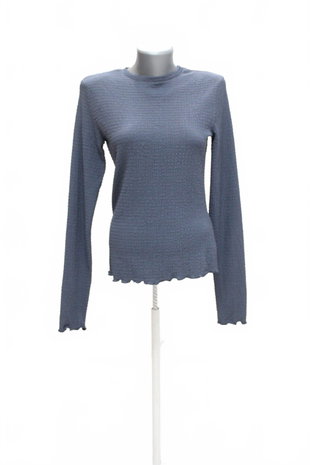 Damen -T-ShirtC&Aohne Aufdruck,farbeblau,größeS
