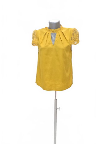 Damen -T-ShirtGenesisohne Aufdruck,farbegelb,größeS