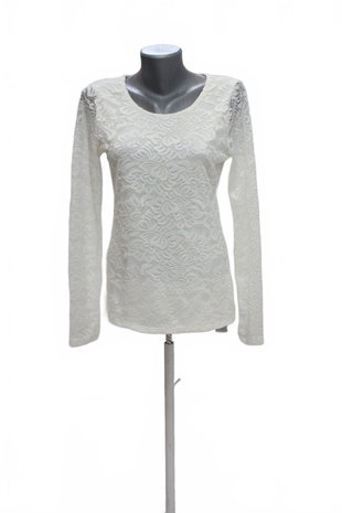 Damen -T-ShirtAmisuohne Aufdruck,farbeweiss,größeXL