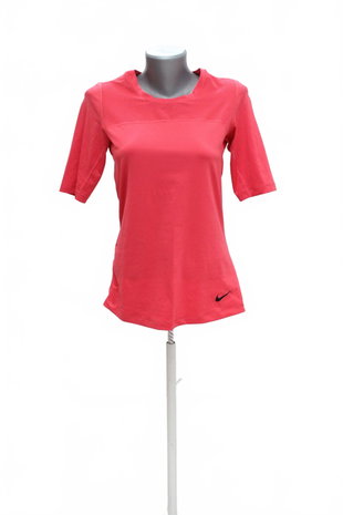 Damen -T-ShirtNikeohne Aufdruck,farberute,größeM