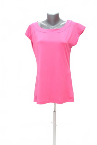Damen -T-ShirtCrivitohne Aufdruck,farberute,größeS