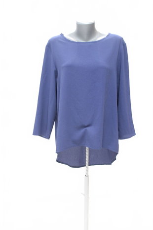 Damen -T-ShirtAmisuohne Aufdruck,farbeblau,größeXL