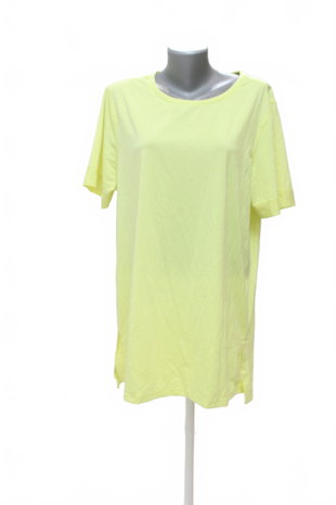 Damen -T-ShirtTchiboohne Aufdruck,farbegelb,größeL