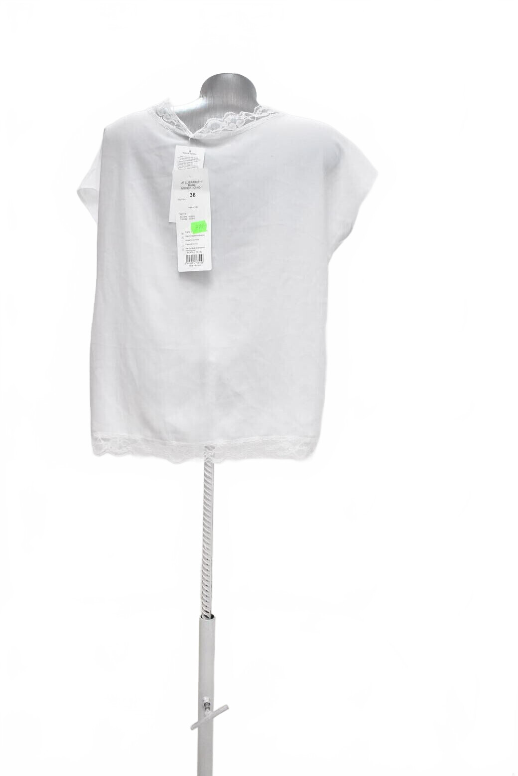 Damen -T-ShirtGenesisohne Aufdruck,farbeweiss,größe38