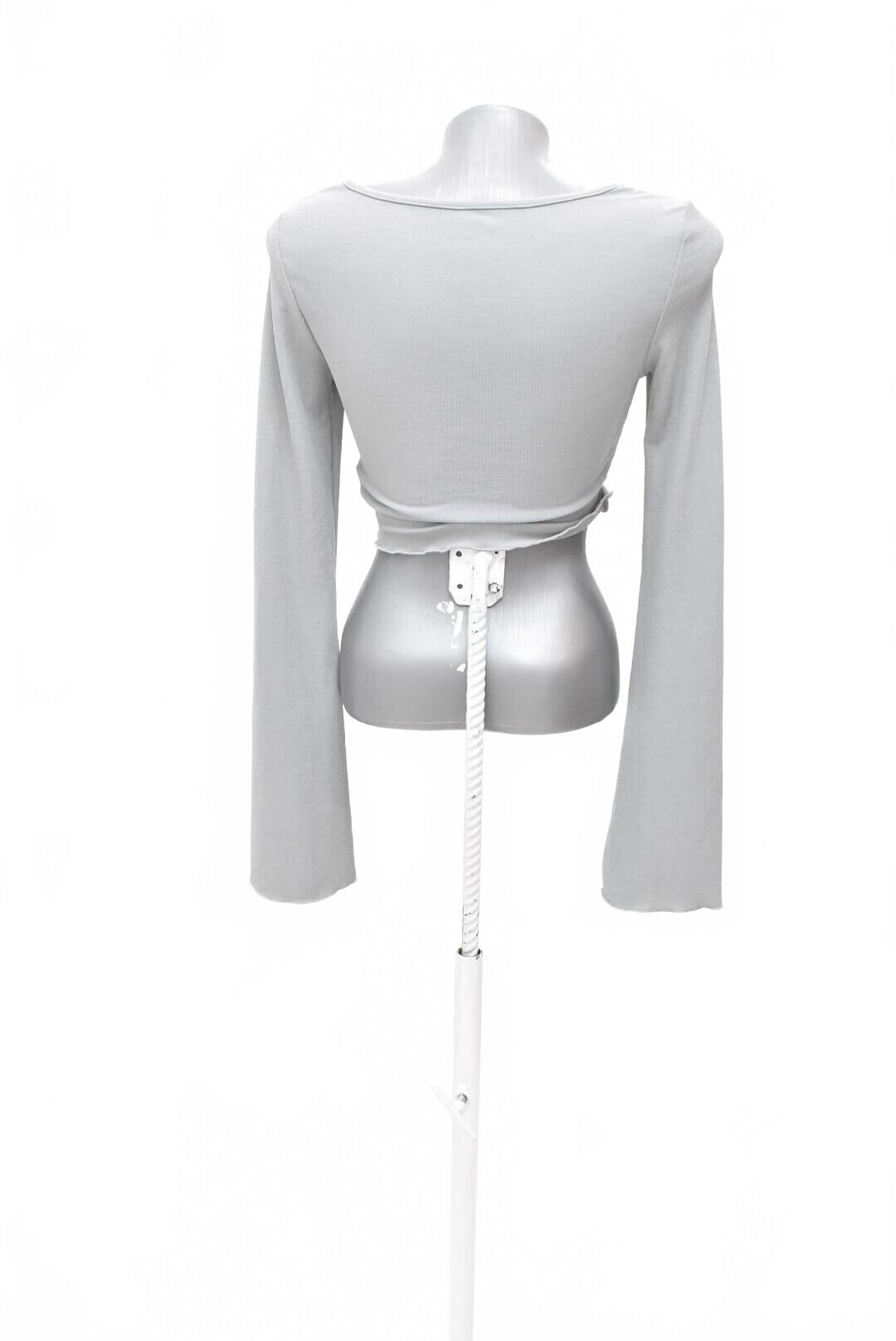 Damen -T-ShirtSheinohne Aufdruck,farbegrau,größeM