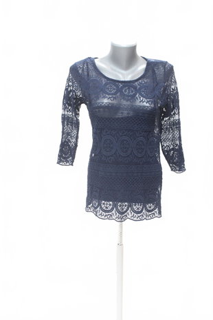 Damen -T-ShirtC&Aohne Aufdruck,farbeblau,größeXS