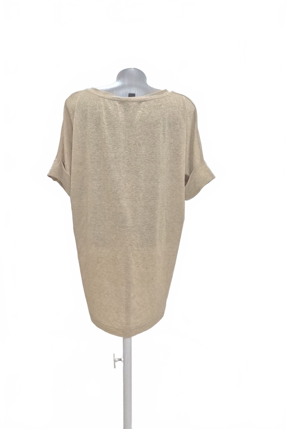 Damen -T-ShirtMangoohne Aufdruck,farbebeige,größeL
