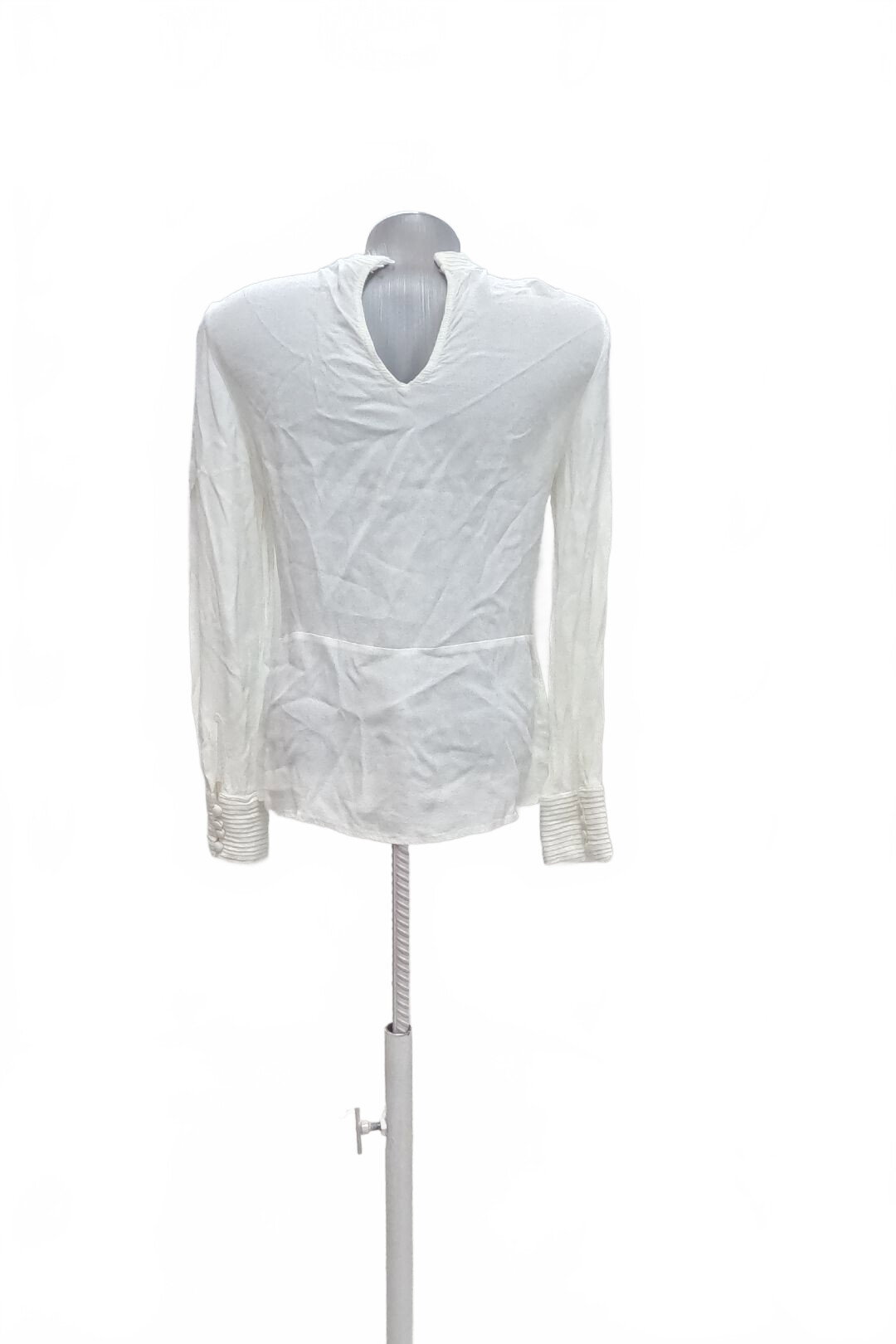 Damen -T-ShirtZaraohne Aufdruck,farbeweiss,größeS