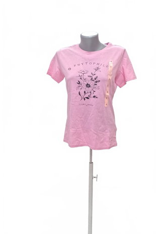 Damen -T-ShirtGenesismit Aufdruck,farberute,größeS