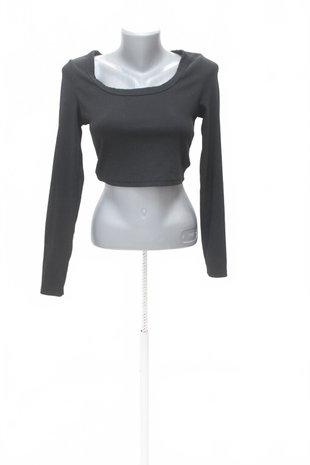 Damen -T-ShirtSheinohne Aufdruck,farbeschwarz,größeS