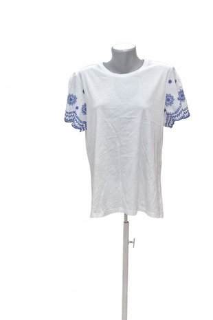 Damen -T-ShirtGenesismit Aufdruck,farbeweiss,größeXL
