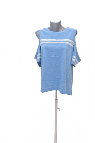 Damen -T-ShirtFbsisterohne Aufdruck,farbemehrfarbig,größeXL