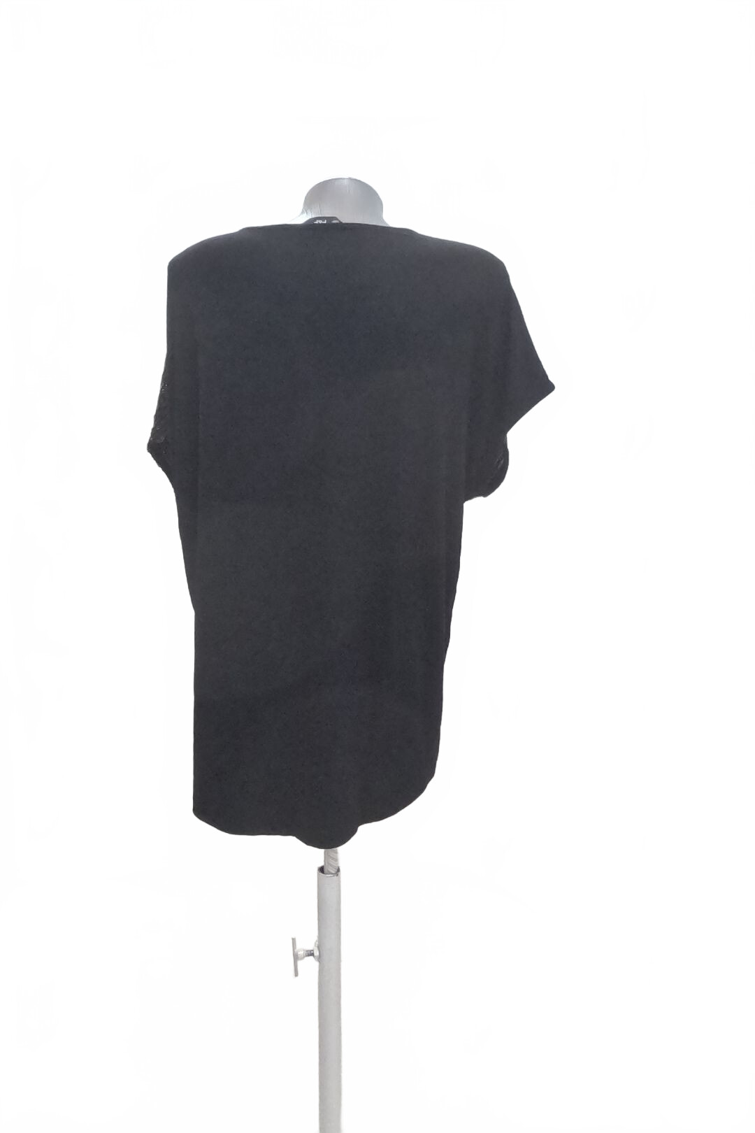 Damen -T-ShirtF&Fohne Aufdruck,farbeschwarz,größe42