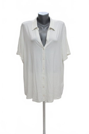 Damen -T-ShirtTchiboohne Aufdruck,farbeweiss,größe2XL