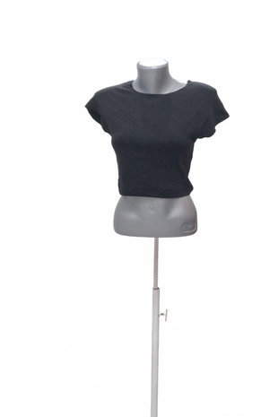 Damen -T-ShirtZaraohne Aufdruck,farbeschwarz,größeL