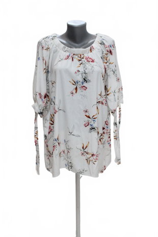 Damen -T-ShirtGenesisohne Aufdruck,farbegeblümt,größeXL
