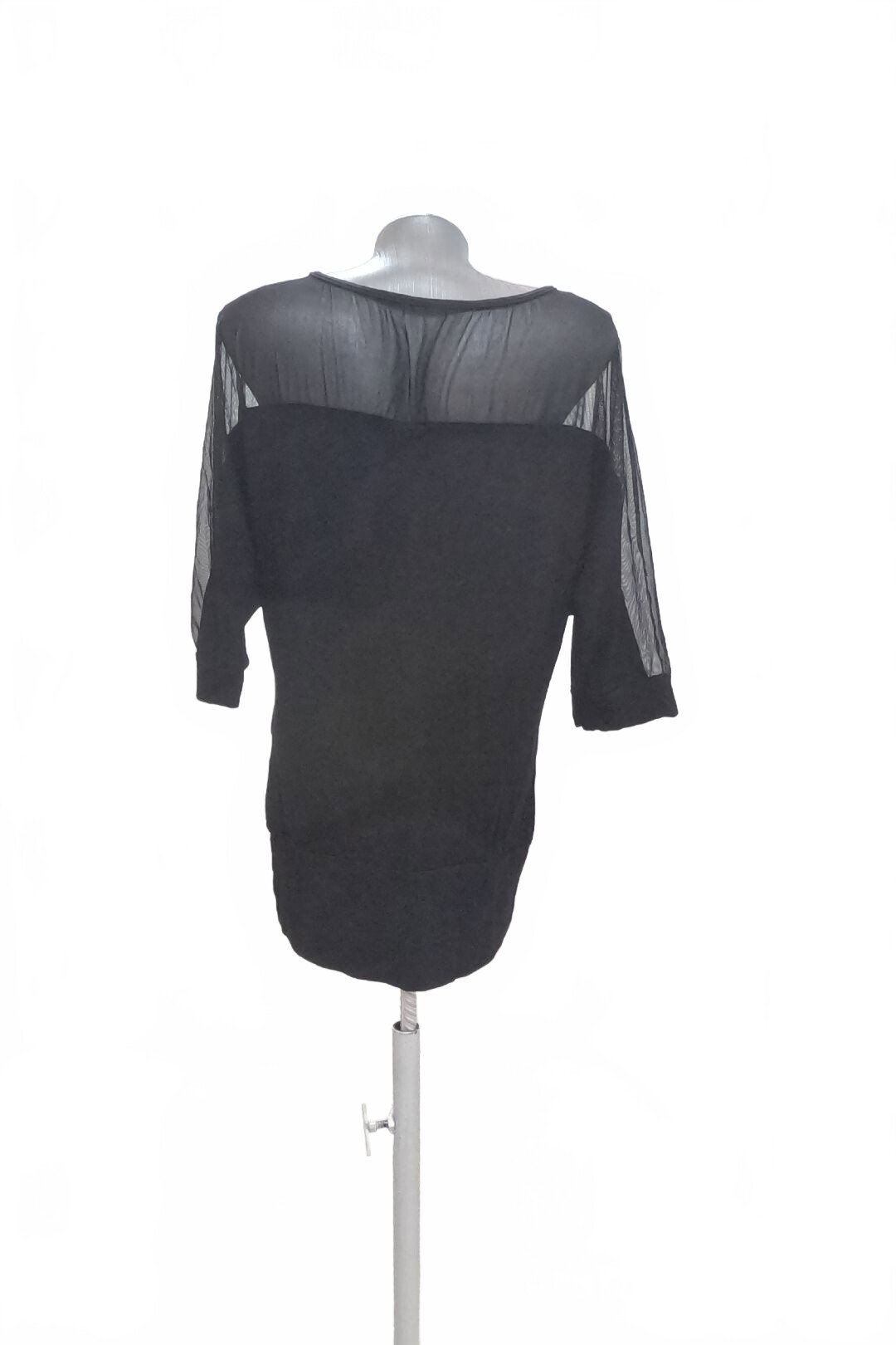 Damen -T-ShirtGenesisohne Aufdruck,farbeschwarz,größeM