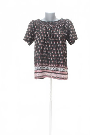 Damen -T-ShirtGinaohne Aufdruck,farbegeblümt,größe38