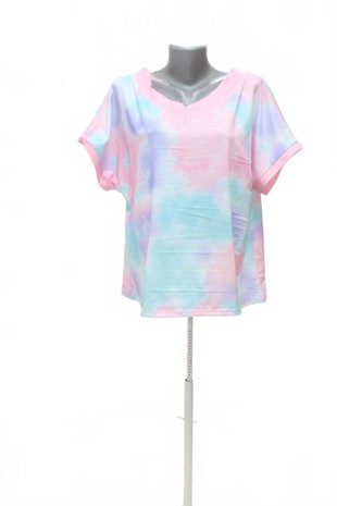 Damen -T-ShirtGenesisohne Aufdruck,farbemehrfarbig,größeXL
