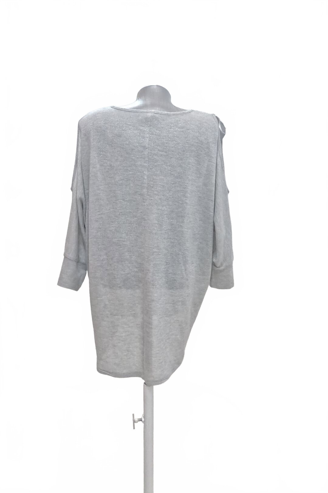 Damen -T-ShirtColloseumohne Aufdruck,farbegrau,größeL