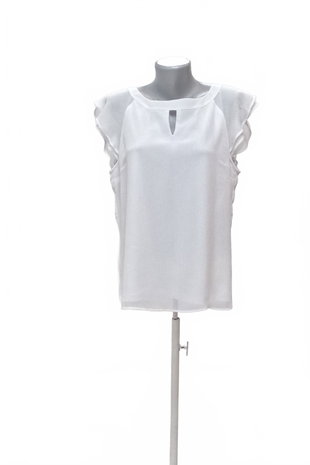 Damen -T-ShirtGenesisohne Aufdruck,farbeweiss,größeM