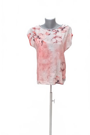 Damen -T-ShirtOrsayohne Aufdruck,farbegeblümt,größeS