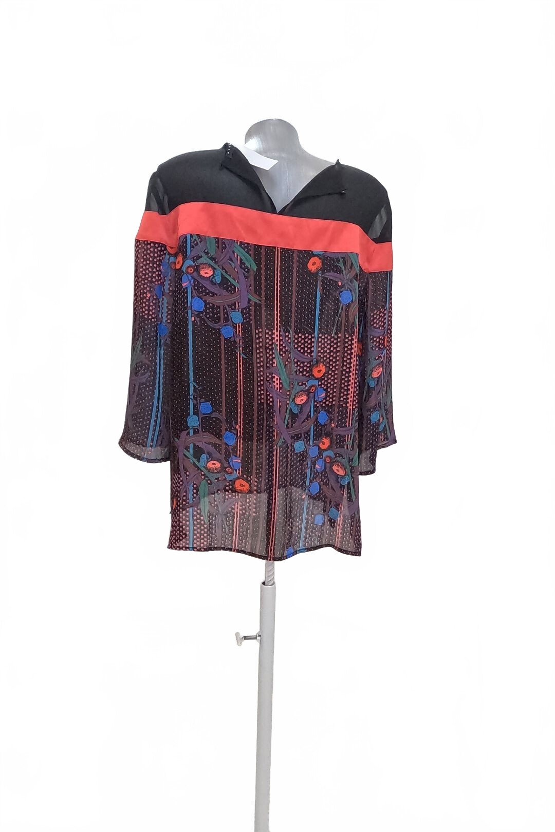 Damen -T-ShirtSisleyohne Aufdruck,farbemehrfarbig,größeM