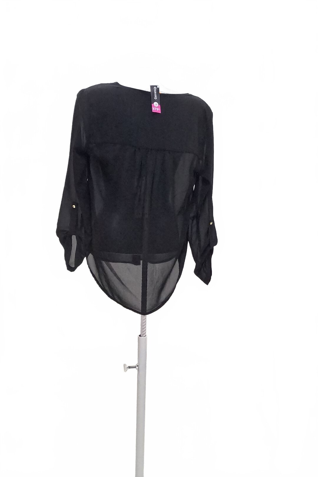 Damen -T-ShirtRinascimentoohne Aufdruck,farbeschwarz,größeS