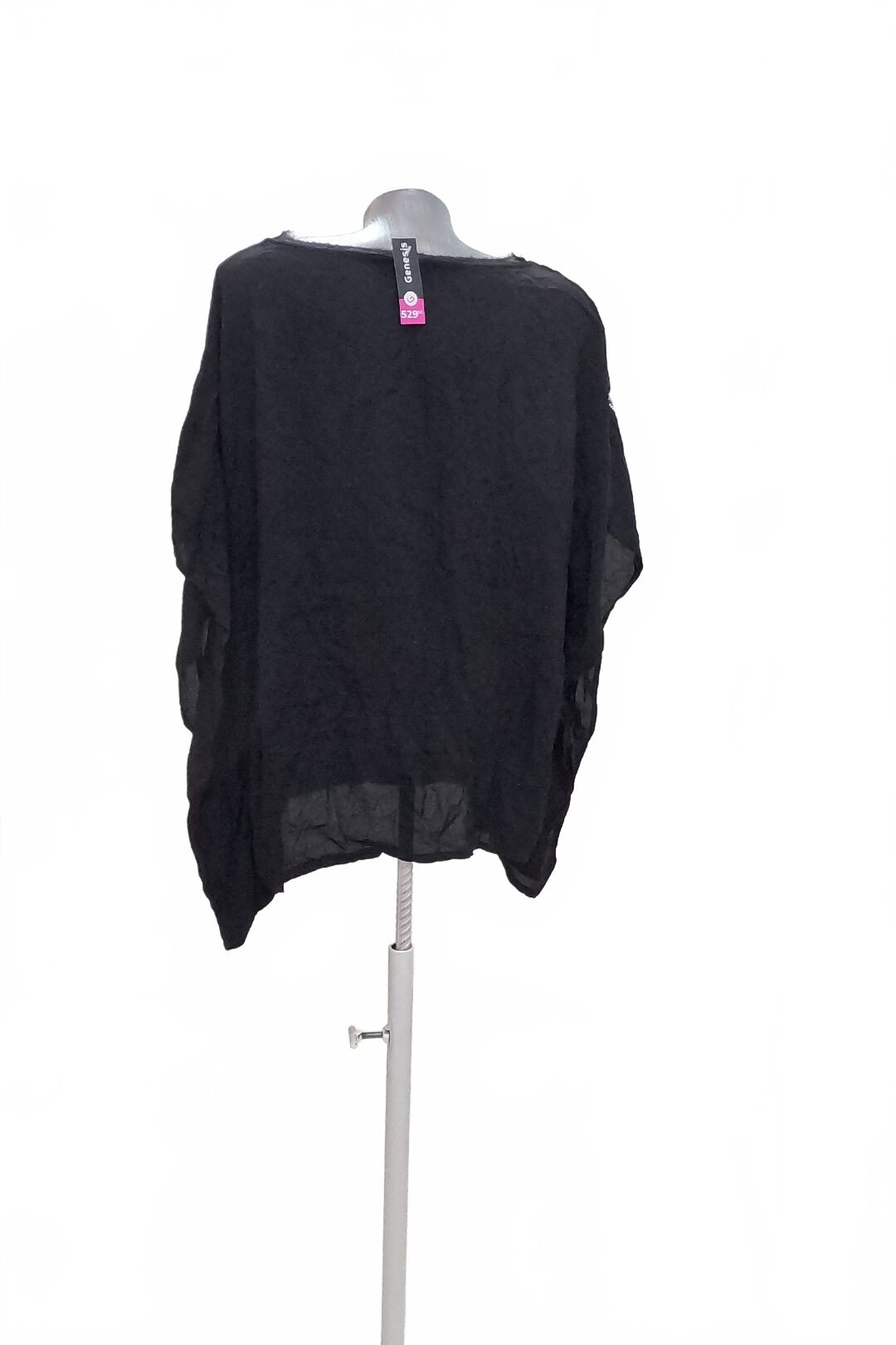 Damen -T-ShirtDesigualohne Aufdruck,farbeschwarz,größeL