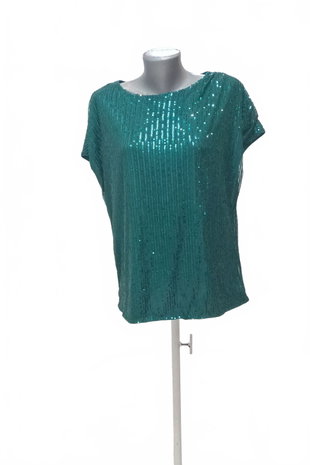 Damen -T-ShirtGenesisohne Aufdruck,farbegrün,größeXL
