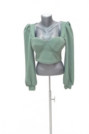 Damen -T-ShirtSheinohne Aufdruck,farbekhaki,größe38
