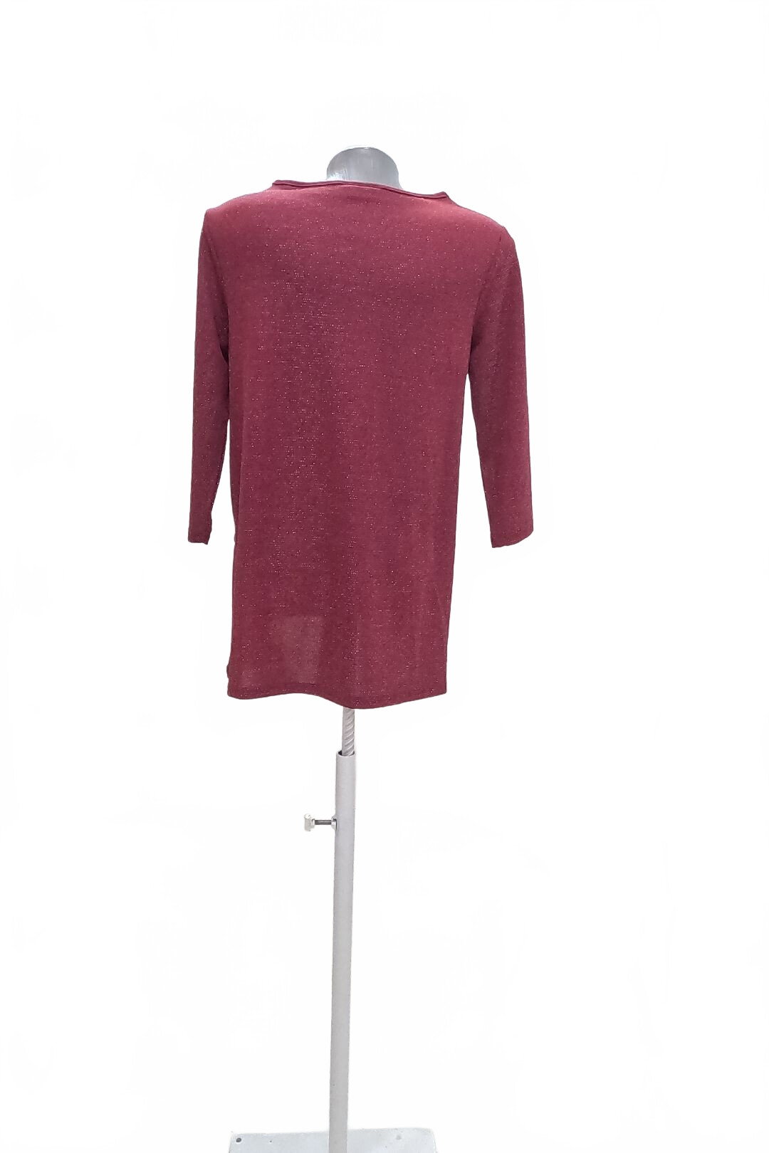 Damen -T-ShirtJaninaohne Aufdruck,farbebordo,größeS