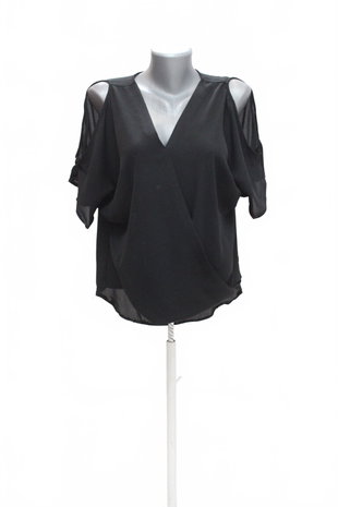 Damen -T-ShirtAmisuohne Aufdruck,farbeschwarz,größeM