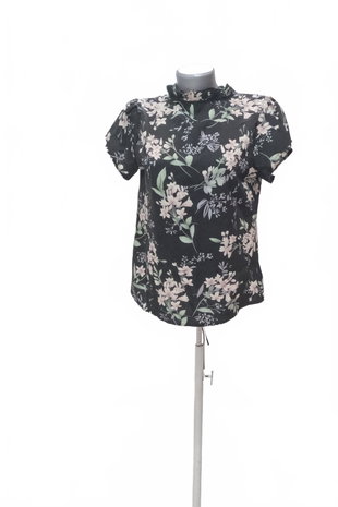 Damen -T-ShirtGenesisohne Aufdruck,farbegeblümt,größeS