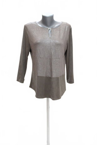 Damen -T-ShirtGenesisohne Aufdruck,farbebraun,größe38