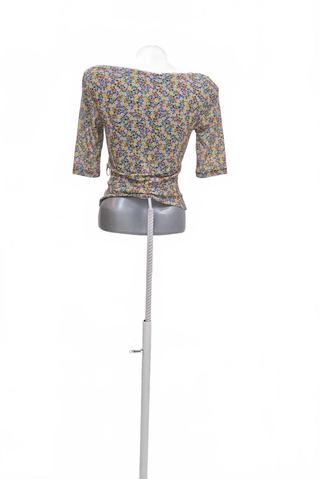 Damen -T-ShirtLindexohne Aufdruck,farbegeblümt,größeXS