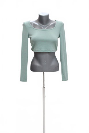 Damen -T-ShirtSheinohne Aufdruck,farbegrün,größeXS