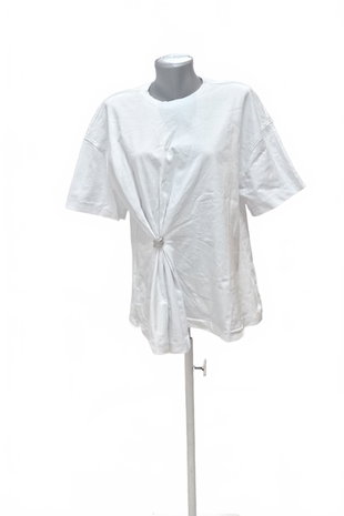 Damen -T-ShirtH&Mohne Aufdruck,farbeweiss,größeM