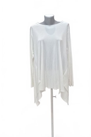 Damen -T-ShirtGenesisohne Aufdruck,farbeweiss,größe2XL