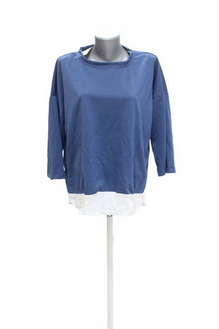 Damen -T-ShirtGenesisohne Aufdruck,farbeblau,größeXL