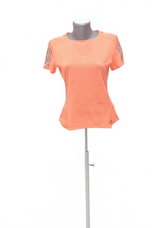 Damen -T-ShirtAdidasohne Aufdruck,farbeorange,größeS