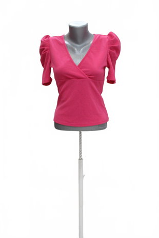Damen -T-ShirtSheinohne Aufdruck,farberute,größeS