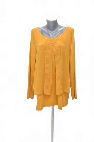 Damen -T-ShirtGenesisohne Aufdruck,farbegelb,größe48