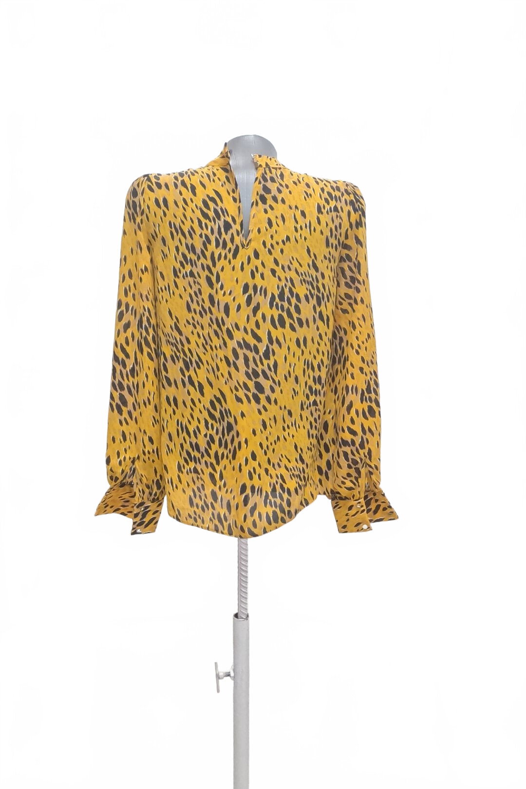 Damen -T-ShirtNew Lookohne Aufdruck,farbeanimal-print,größe36