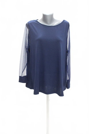 Damen -T-ShirtGenesisohne Aufdruck,farbeblau,größe2XL