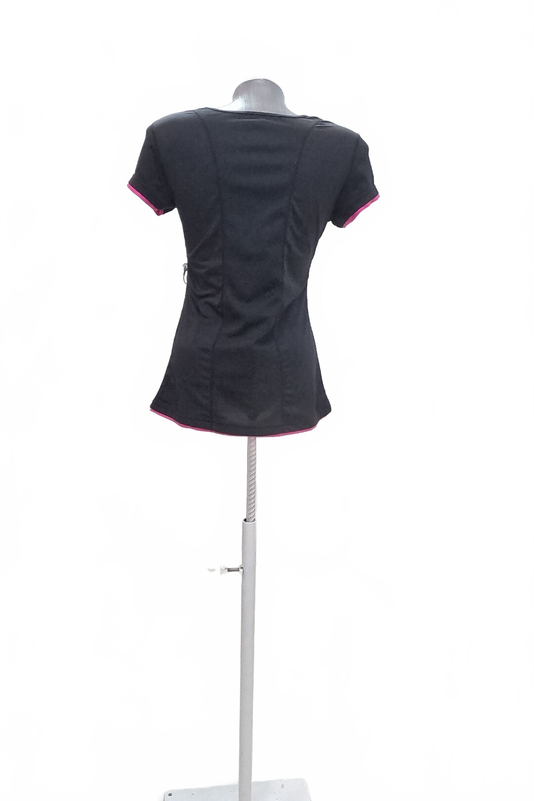 Damen -T-Shirt4Fohne Aufdruck,farbeschwarz,größeS