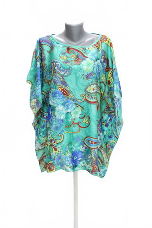 Damen -T-ShirtGenesisohne Aufdruck,farbegemustert,größeM